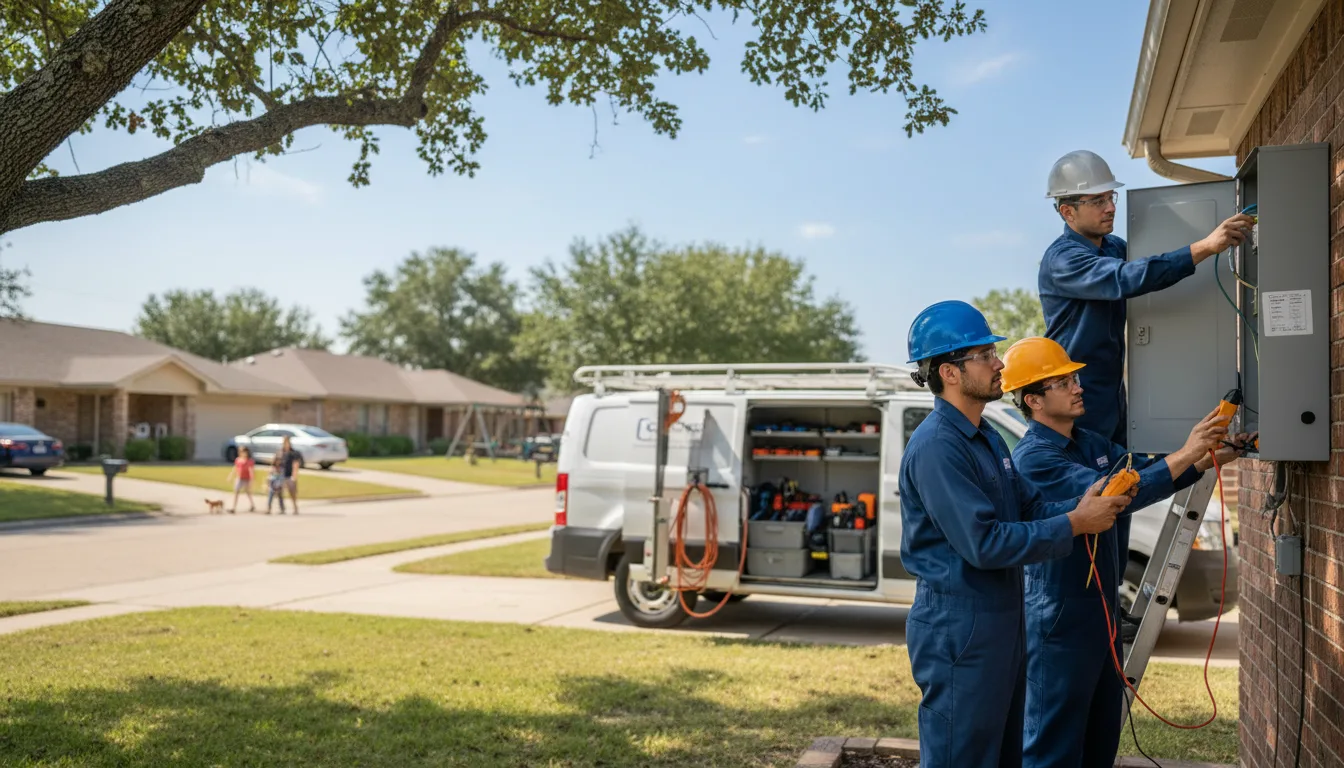 Certified electrician providing emergency electrical services in Caddo Gap, AR